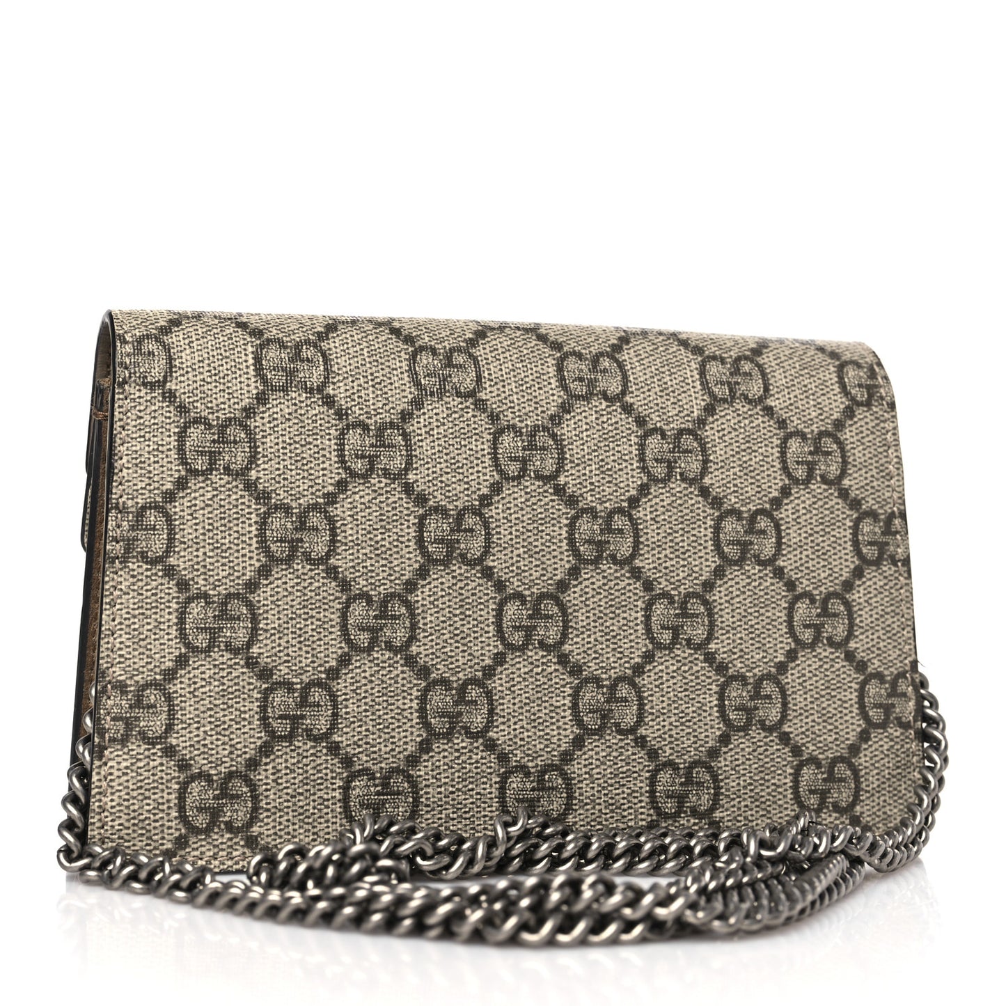 GG Supreme Monogram Super Mini Dionysus Shoulder Bag Taupe