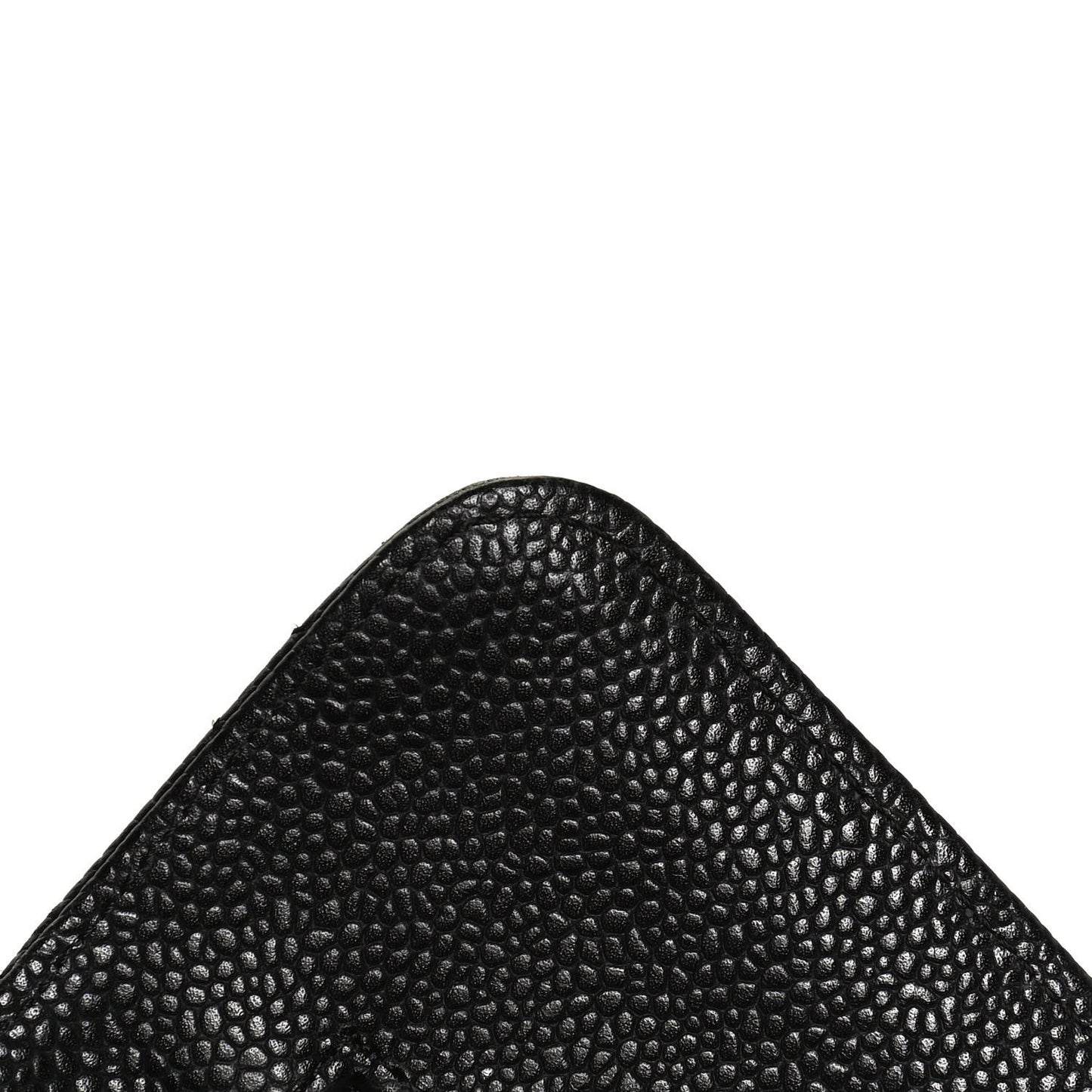 Caviar Quilted Small Double Flap Black