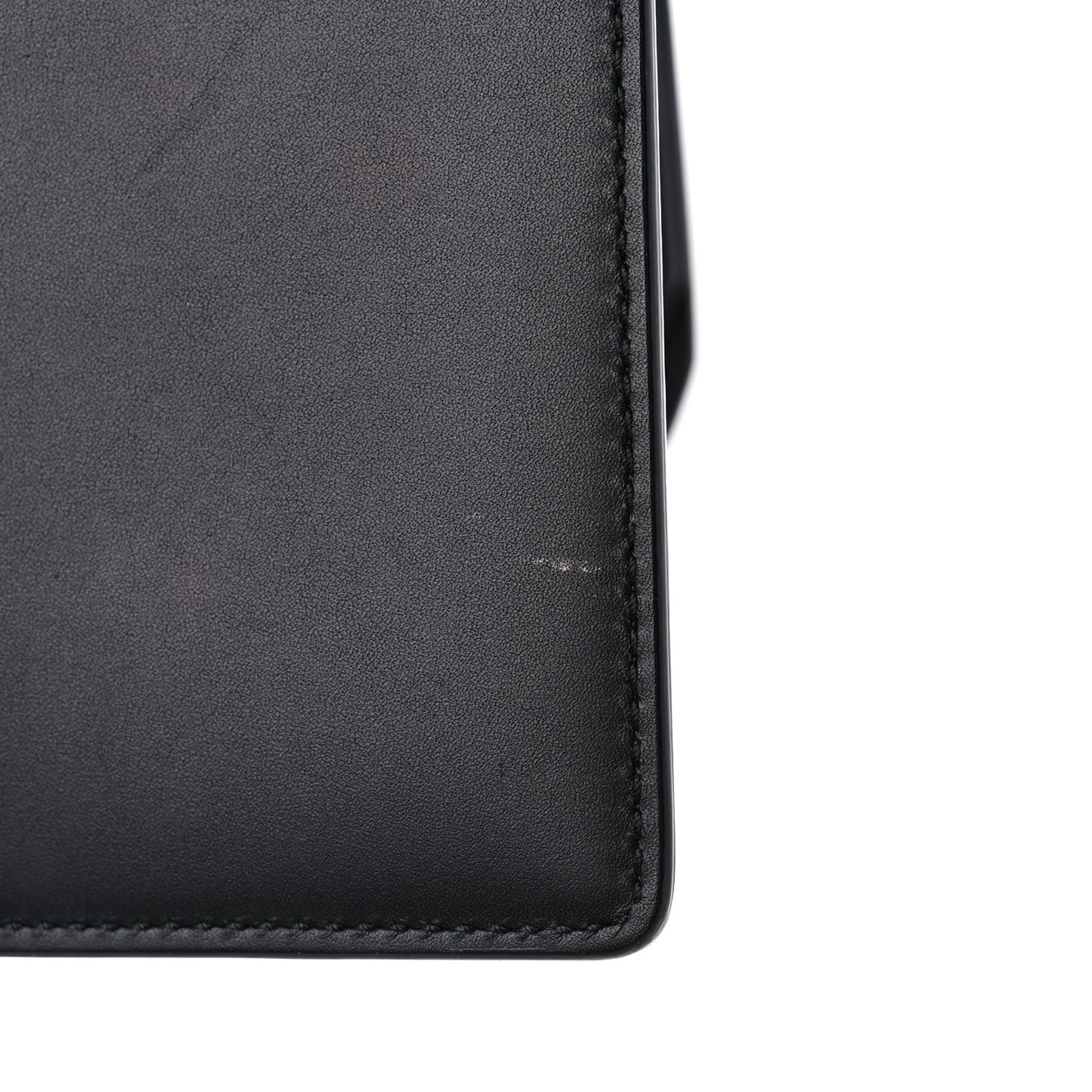 Calfskin GucciGhost Life is Gucci Zip Pouch Black