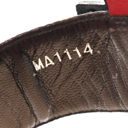 Louis Vuitton Calfskin Monogram Magic Spell Sandals 38 Rouge 8 of 9