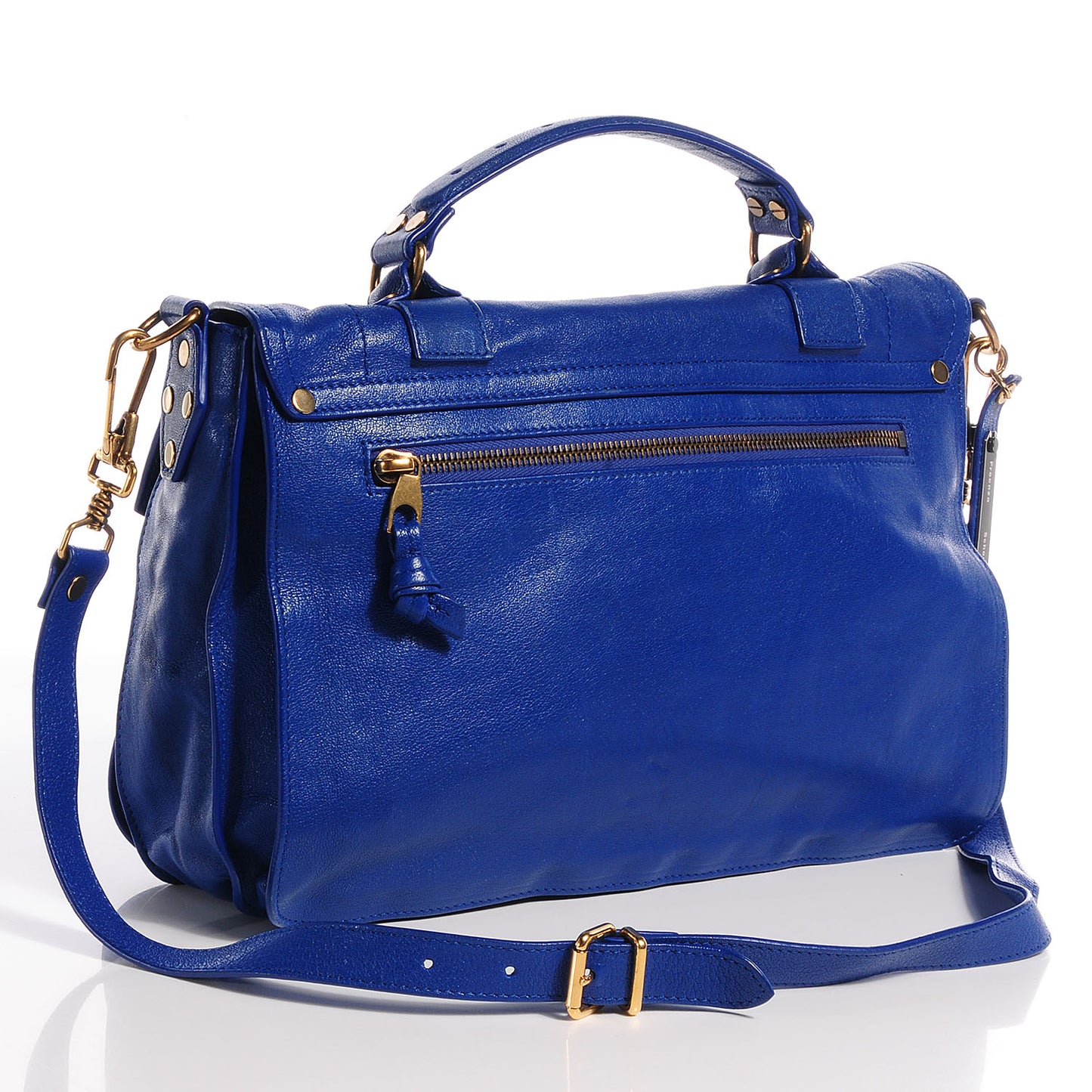 Lambskin PS1 Medium Satchel Royal Blue