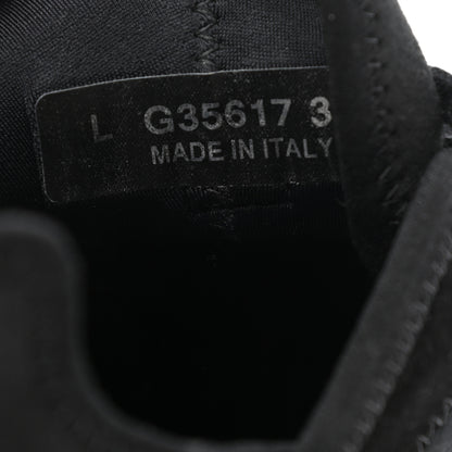 Chanel Velvet Calfskin Mixed Fibers CC Sneakers 38 Black 8 of 11