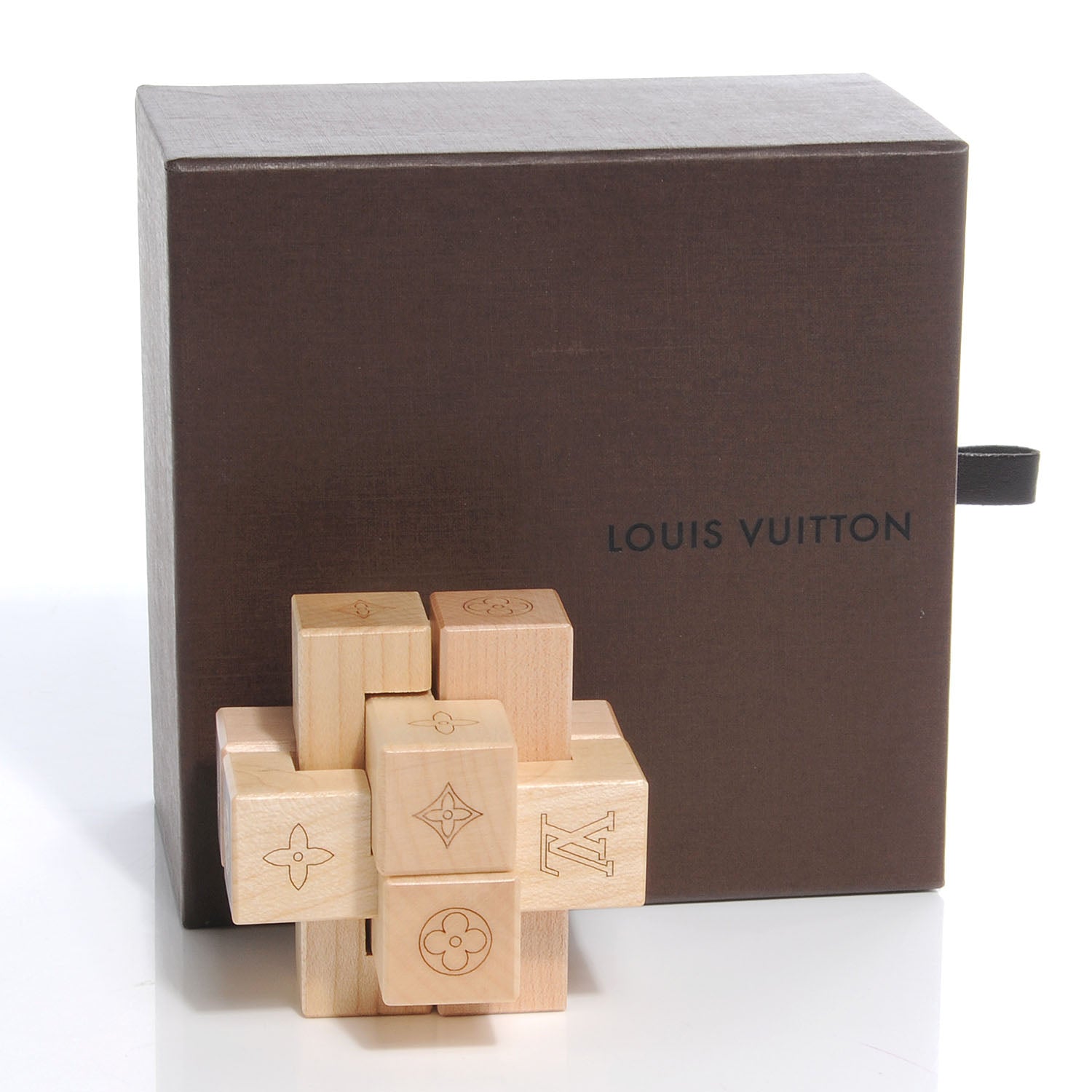 Louis Vuitton Le Pateki Wood Cube Puzzle VIP Gift 4 of 4