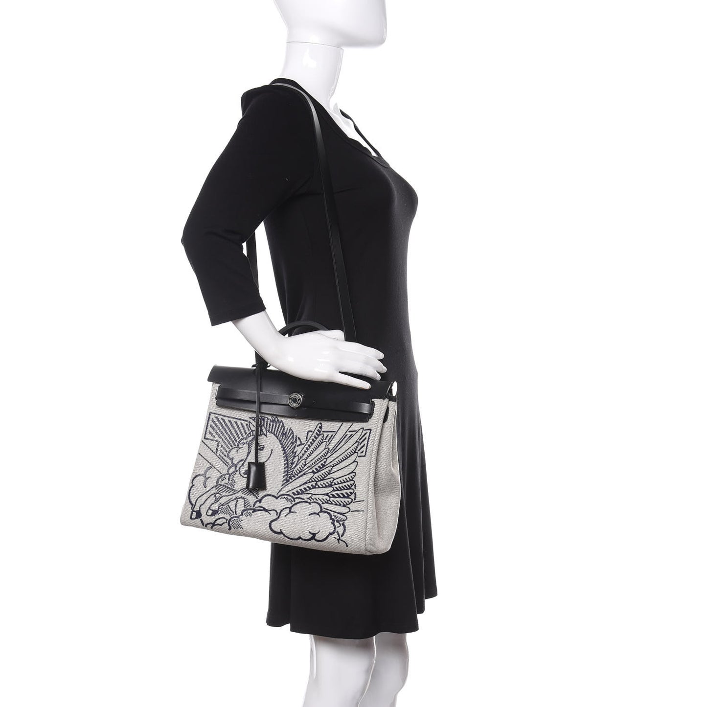 Vache Hunter Toile Pegase Pop Herbag Zip Retourne 31 PM Bleu Indigo