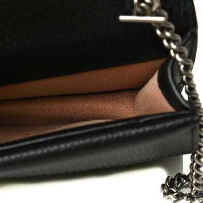 Gucci Calfskin Super Mini Dionysus Shoulder Bag Black 6 of 7