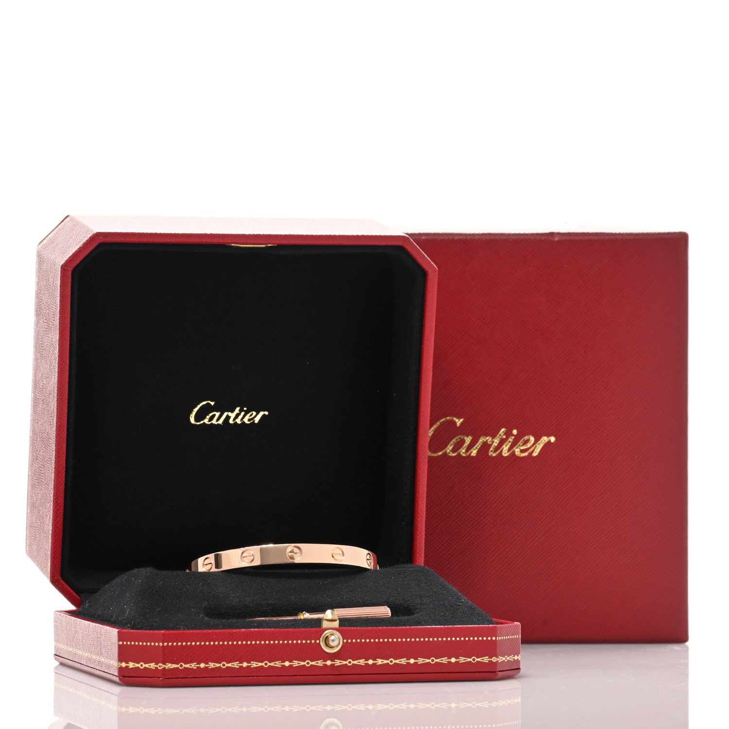 Cartier 18K Pink Gold LOVE Bracelet 16 5 of 5