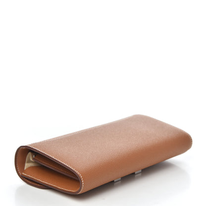 Hermes Epsom Constance Long Wallet To Go Gold 3 of 9