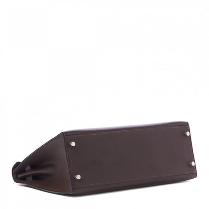 Hermes Epsom Kelly Sellier 32 Chocolate 4 of 33