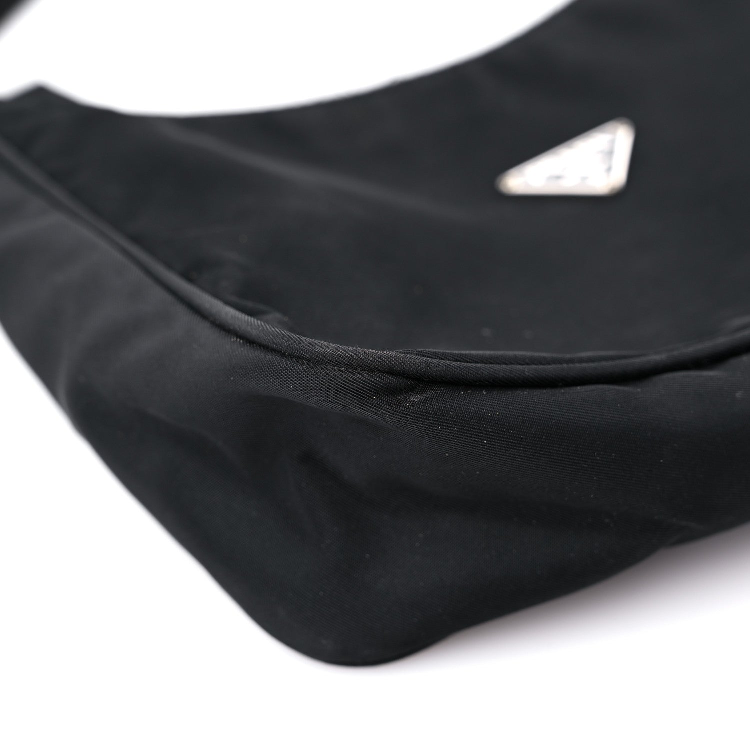 Prada Tessuto Nylon Shoulder Bag Black 7 of 15