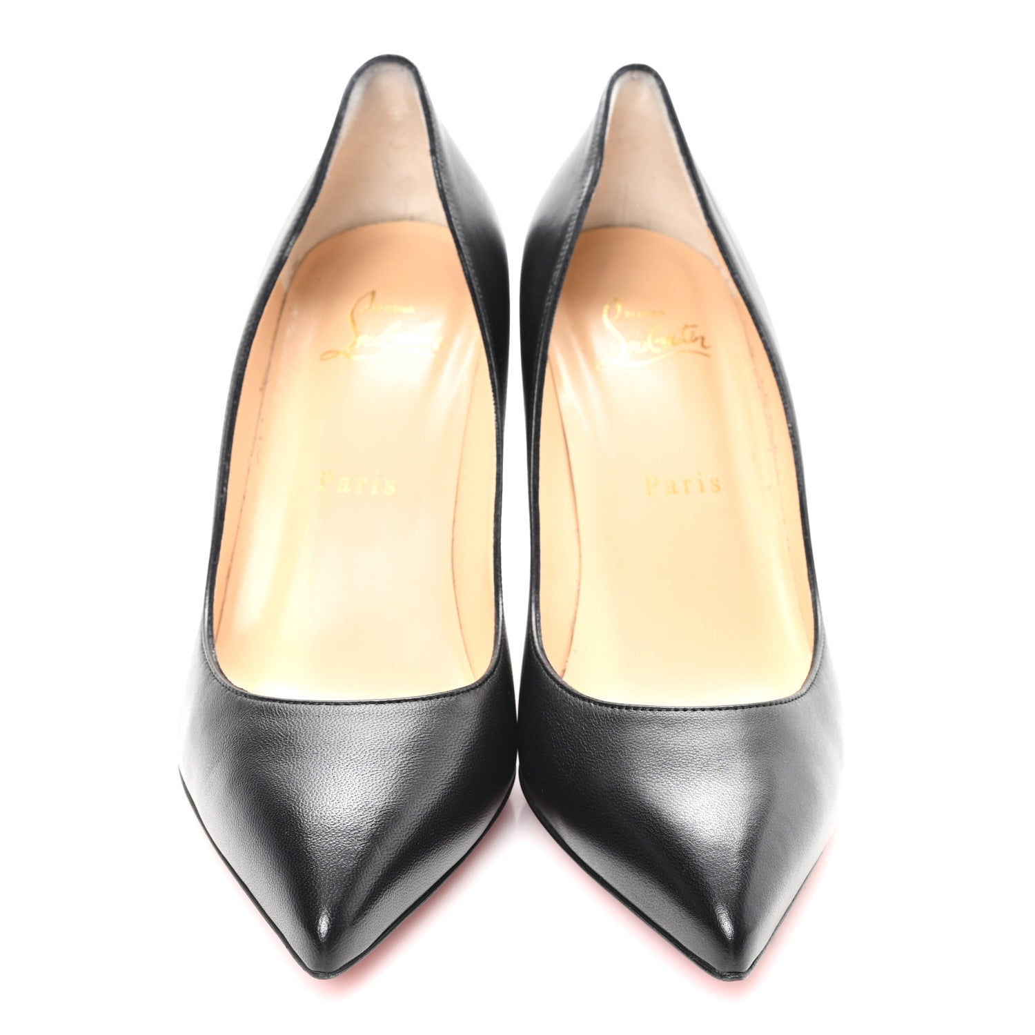 Christian Louboutin Shiny Nappa Pigalle Follies 85 Pumps 38 Black 3 of 10