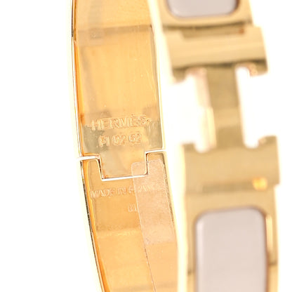 Hermes Enamel Narrow Clic Clac H Bracelet PM Marron Glace 4 of 5