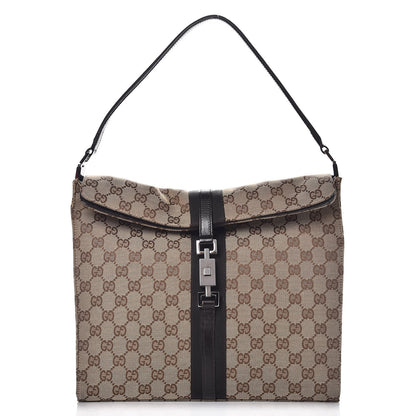 Gucci Monogram Shoulder Bag Brown 1 of 15