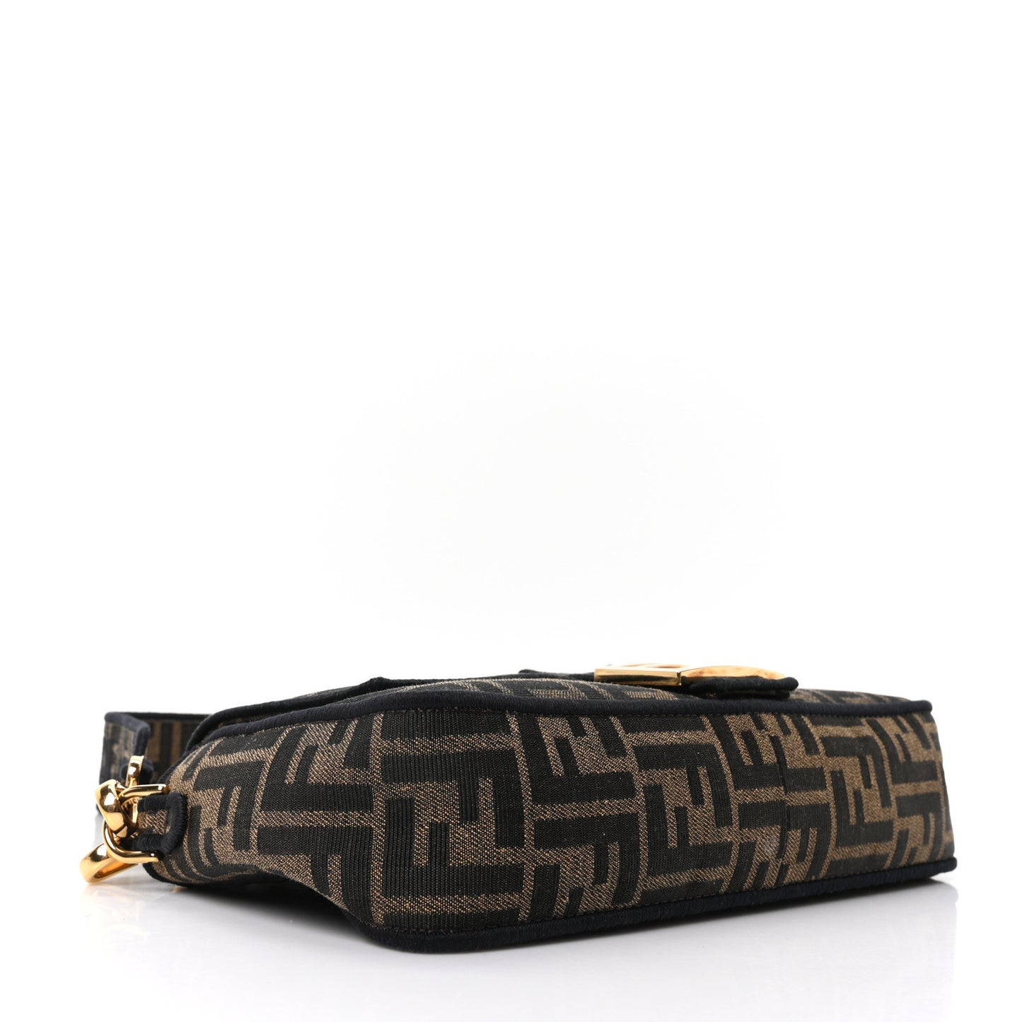 Fabric Jacquard FF 1974 Medium Baguette Tobacco Moro Black