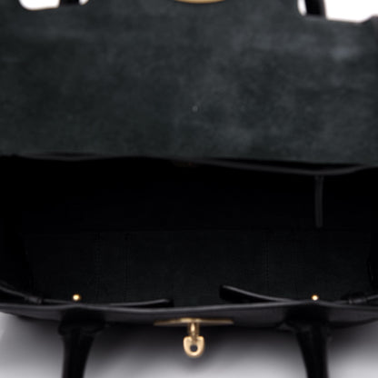 Mulberry Natural Leather Small Bayswater Black 5 of 10