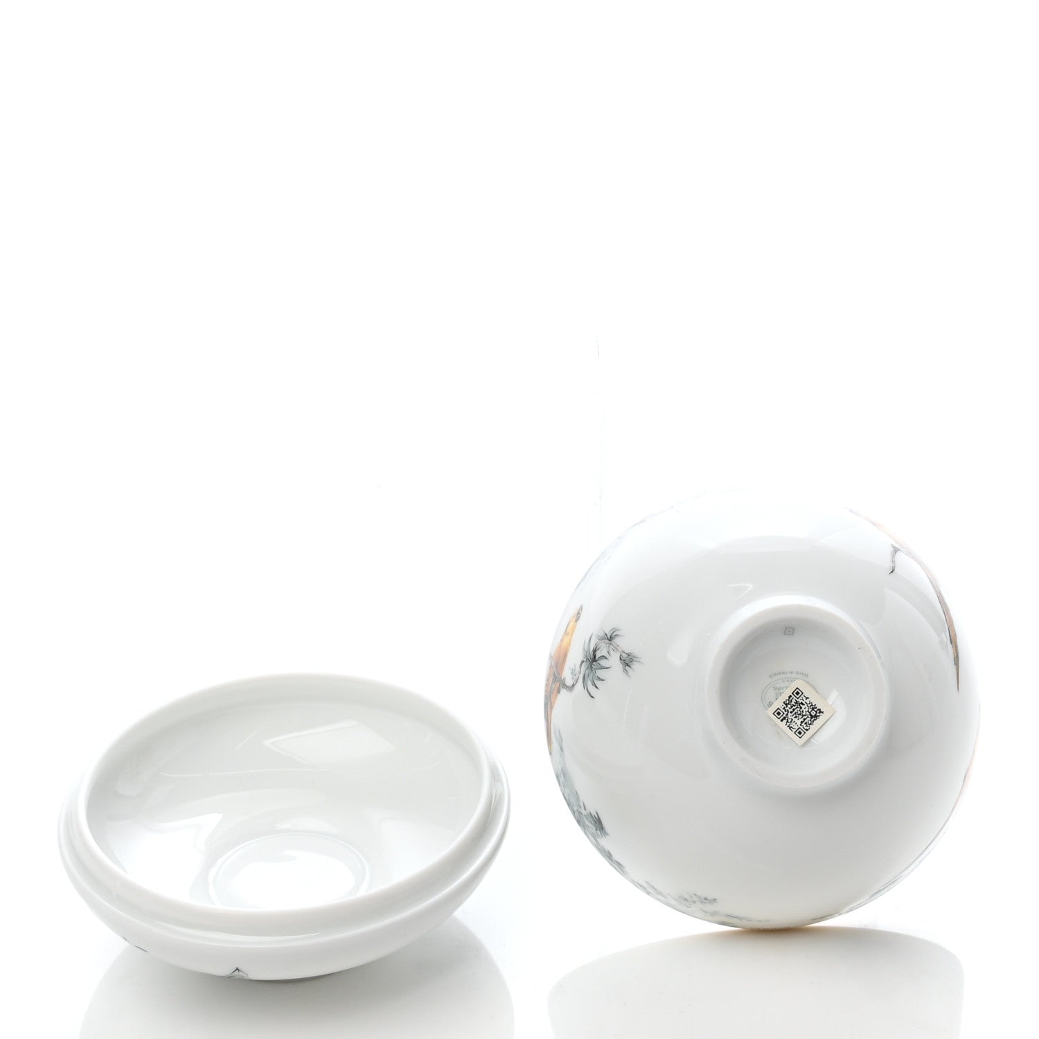 Hermes Porcelain Carnets d'Equateur Sugar Bowl 12 of 14