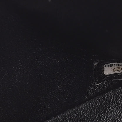 Chanel Lambskin Chevron Quilted Medium Double Flap So Black 7 of 10
