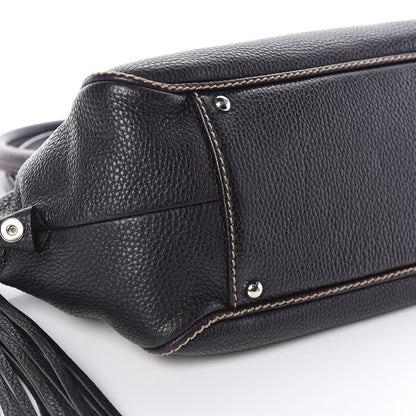Chanel Calfskin Tassel Bowler Black 5 of 10