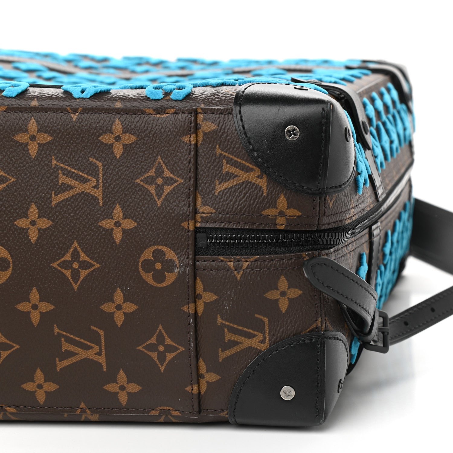 Louis Vuitton Monogram Tuffetage Soft Trunk Backpack PM Turquoise 8 of 10