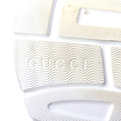 Gucci Metallic Nappa Aguru Slide Sandals 39.5 Argent Great White 9 of 10