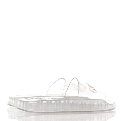 Gucci Rubber Mens Pursuit Slide Sandals 9 Transparent 4 of 6