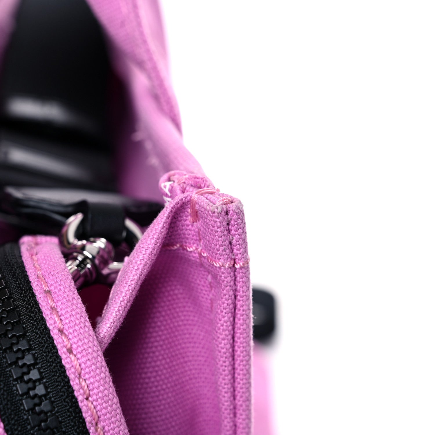 Marc Jacobs Cotton Canvas Medium The Traveler Tote Bag Pink 13 of 19