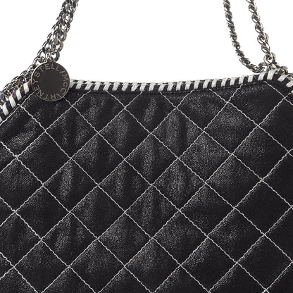 Stella McCartney Shaggy Deer Quilted Small Falabella Black 10 of 10