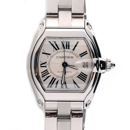 Cartier Stainless Steel 37mm Roadster Automatic Watch 1 of 7
