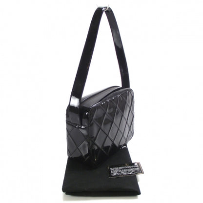 Chanel Patent Leather Shoulder Bag Black 3 of 11