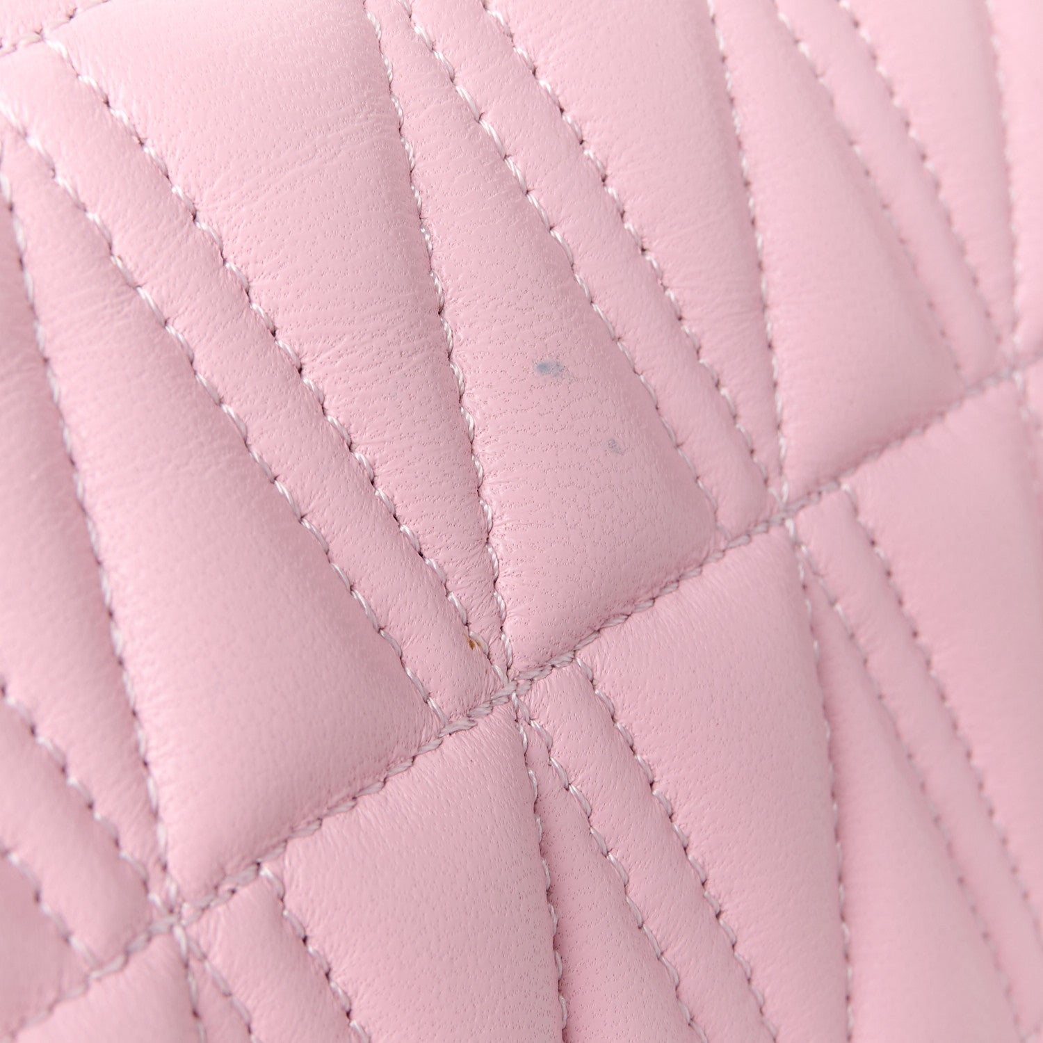 Versace Nappa Quilted Virtus Shoulder Bag Pink 11 of 11