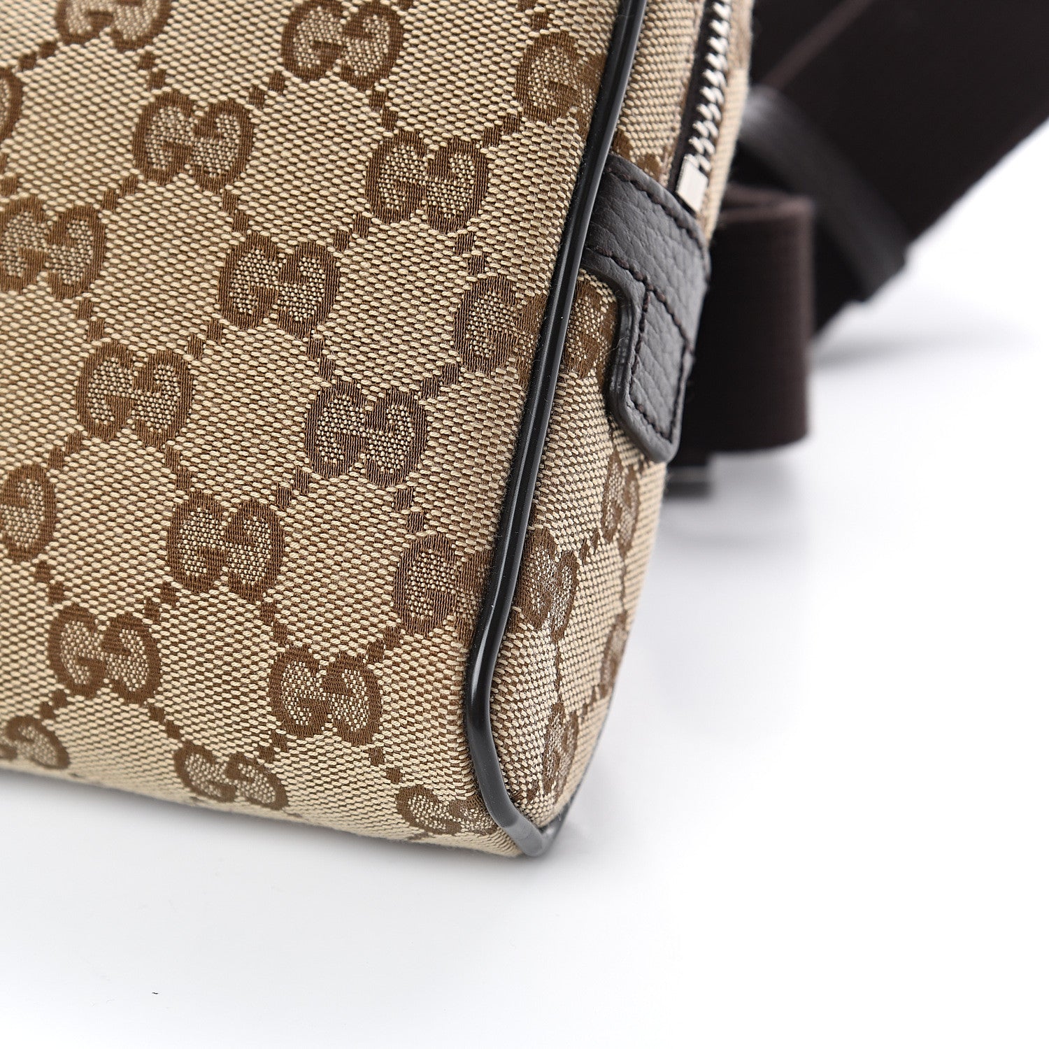 Gucci Monogram Belt Bag Dark Brown 8 of 8