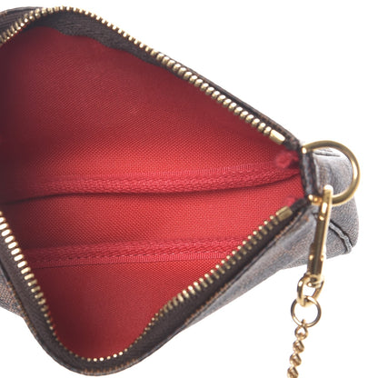 Louis Vuitton Damier Ebene Mini Pochette Accessories 5 of 8