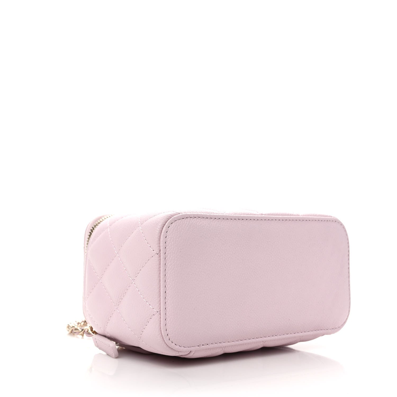 Chanel Caviar Quilted Small Vanity Case With Chain Pink 4 of 10
