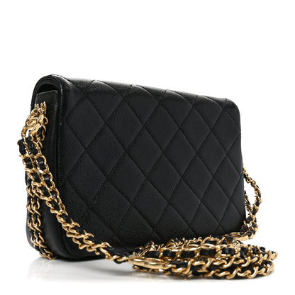 Chanel Caviar Quilted Mini CC You Flap Black 3 of 10