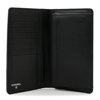 Chanel Patent Quilted Brilliant Yen Wallet Black 5 of 9