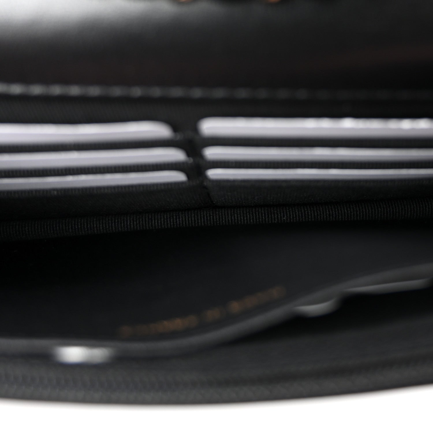 Chanel Lambskin Quilted Trendy CC Wallet On Chain WOC Black 5 of 10