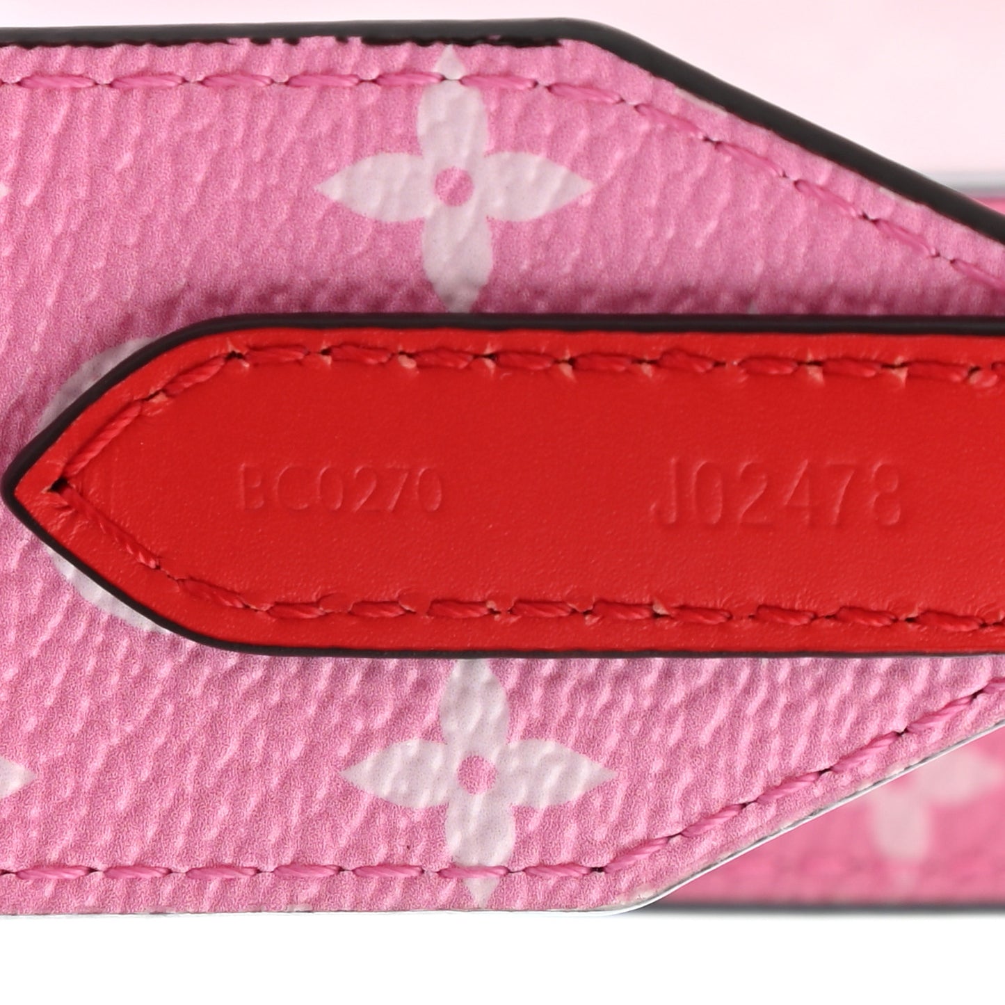 Monogram Escale Bandouliere Shoulder Strap Rouge