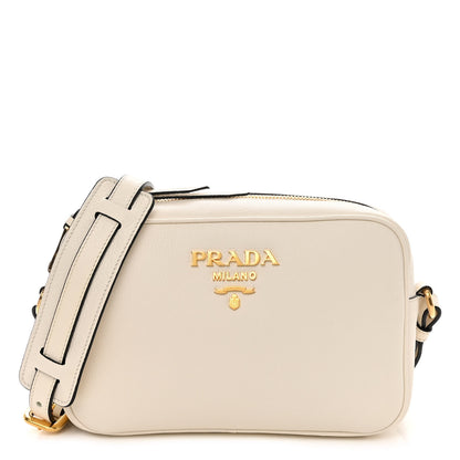 Prada Vitello Phenix Camera Bag Bianco 1 of 9