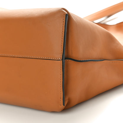 Loewe Nappa Calfskin Large Flamenco Knot Clutch Warm Desert 10 of 10