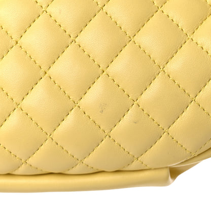 Chanel Lambskin Quilted Waist Belt Bag Yellow 6 of 14