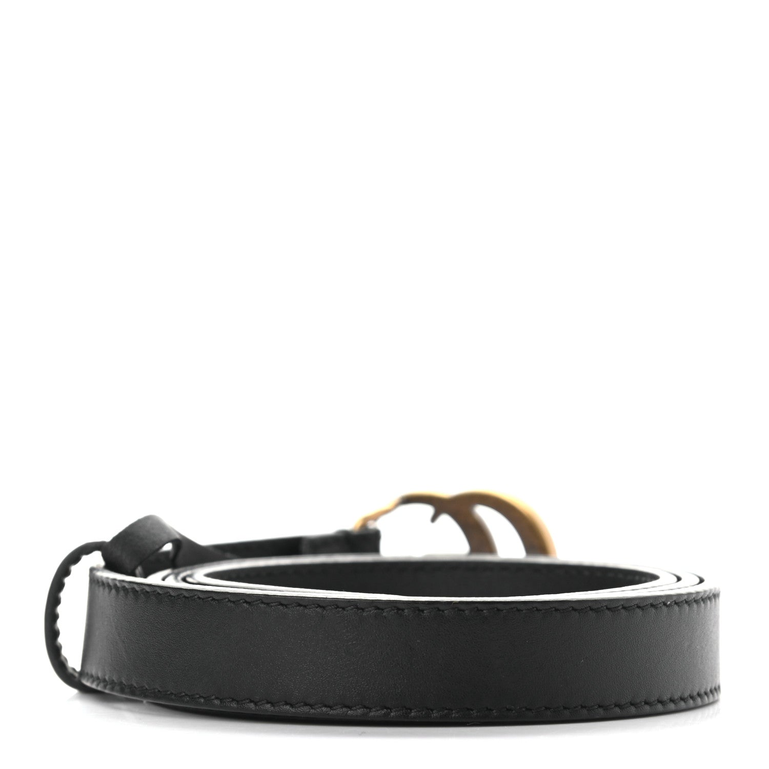 Gucci Calfskin Double G 20mm Belt 90 36 Black 2 of 5