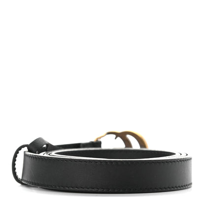 Gucci Calfskin Double G 20mm Belt 90 36 Black 2 of 5