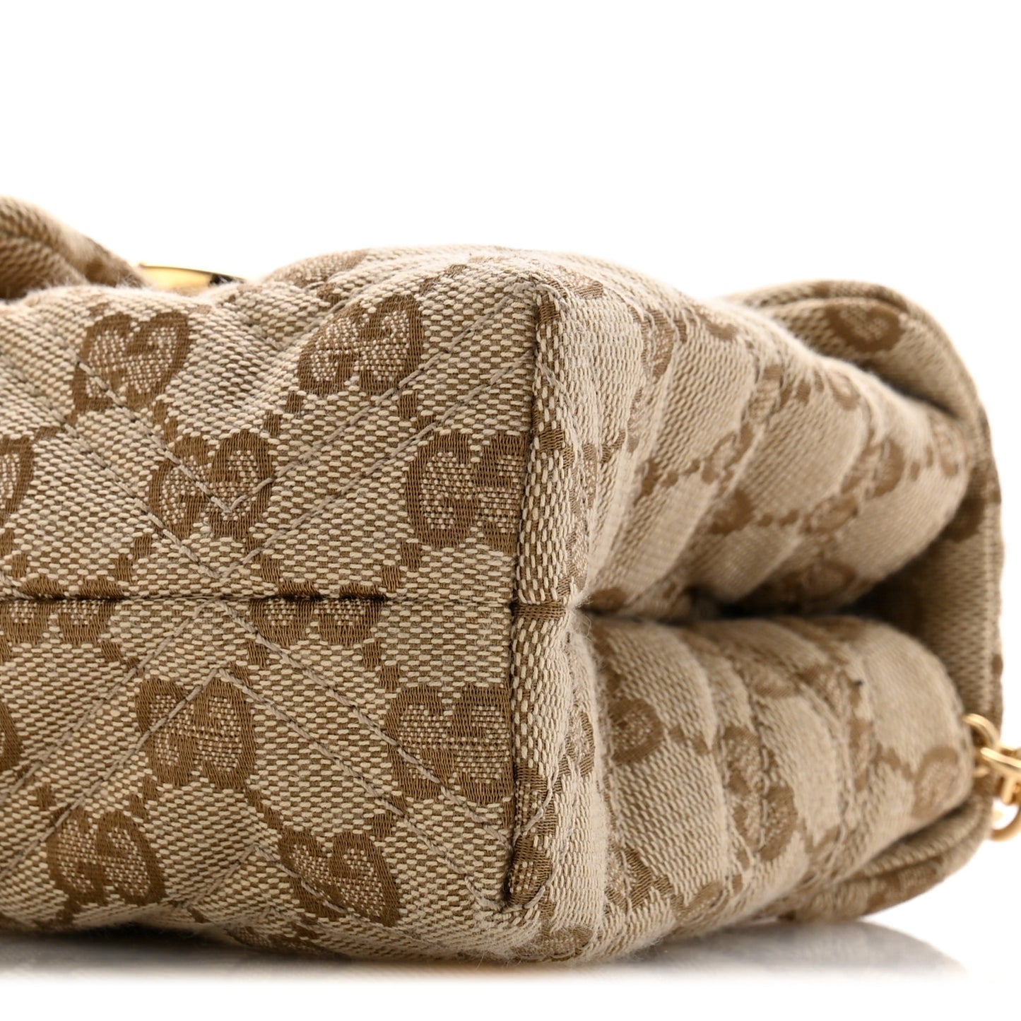 Monogram Mini GG Marmont Shoulder Bag  Sand Brown