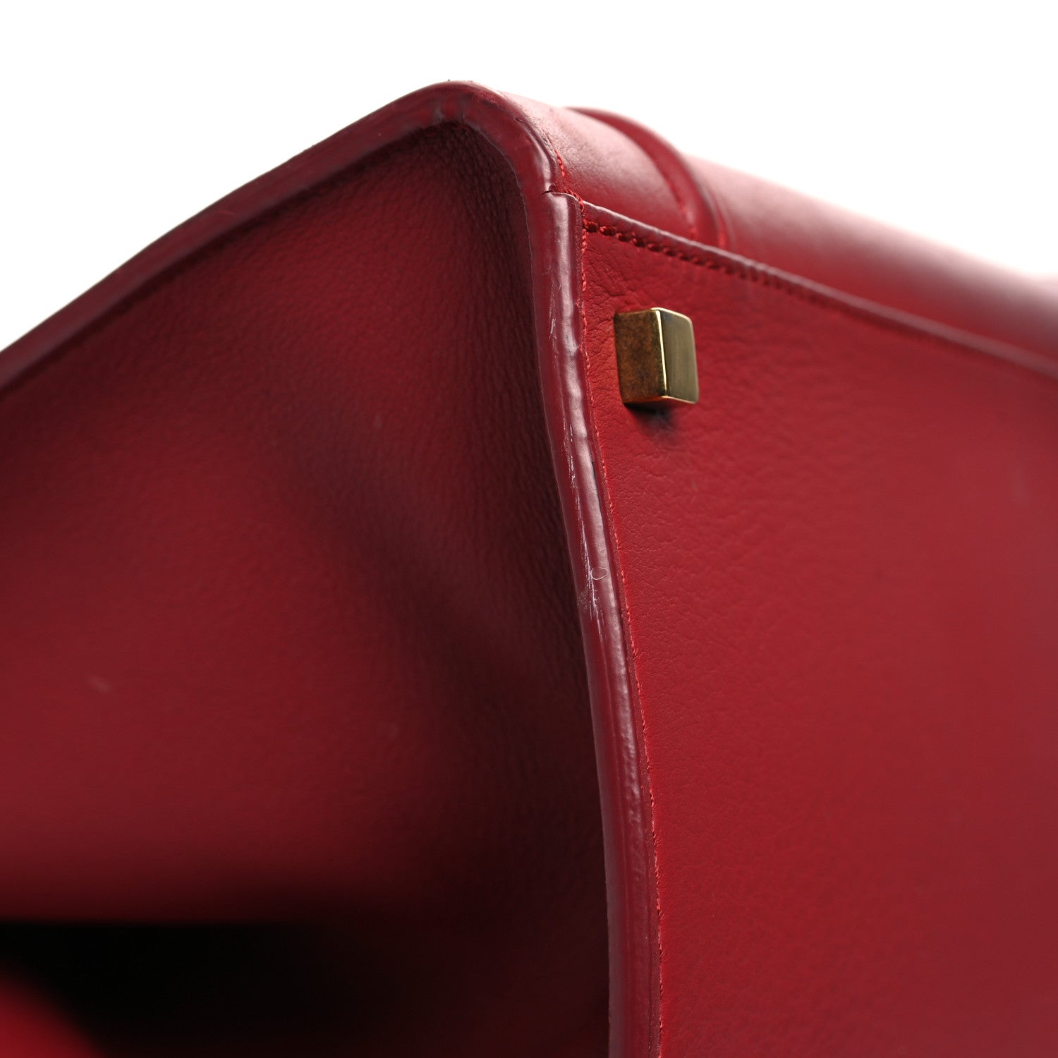 Celine Baby Grained Calfskin Medium Phantom Luggage Carmin 18 of 20