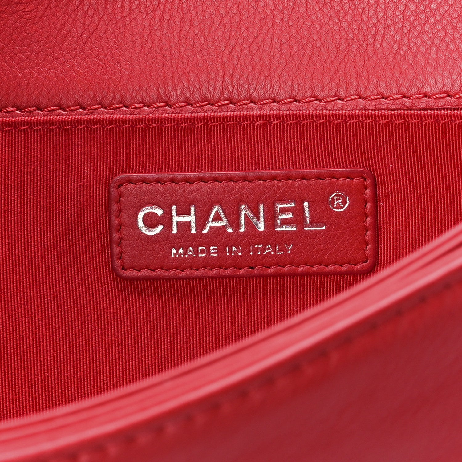 Chanel Calfskin Medium Boy Reverso Flap Red 7 of 10