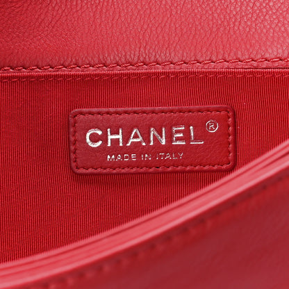 Chanel Calfskin Medium Boy Reverso Flap Red 7 of 10