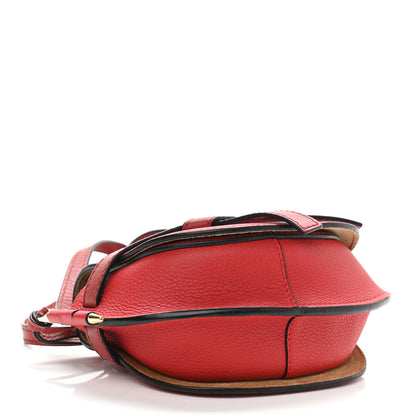 Loewe Grained Calfskin Mini Gate Crossbody Bag Scarlet Burnt Red 4 of 9