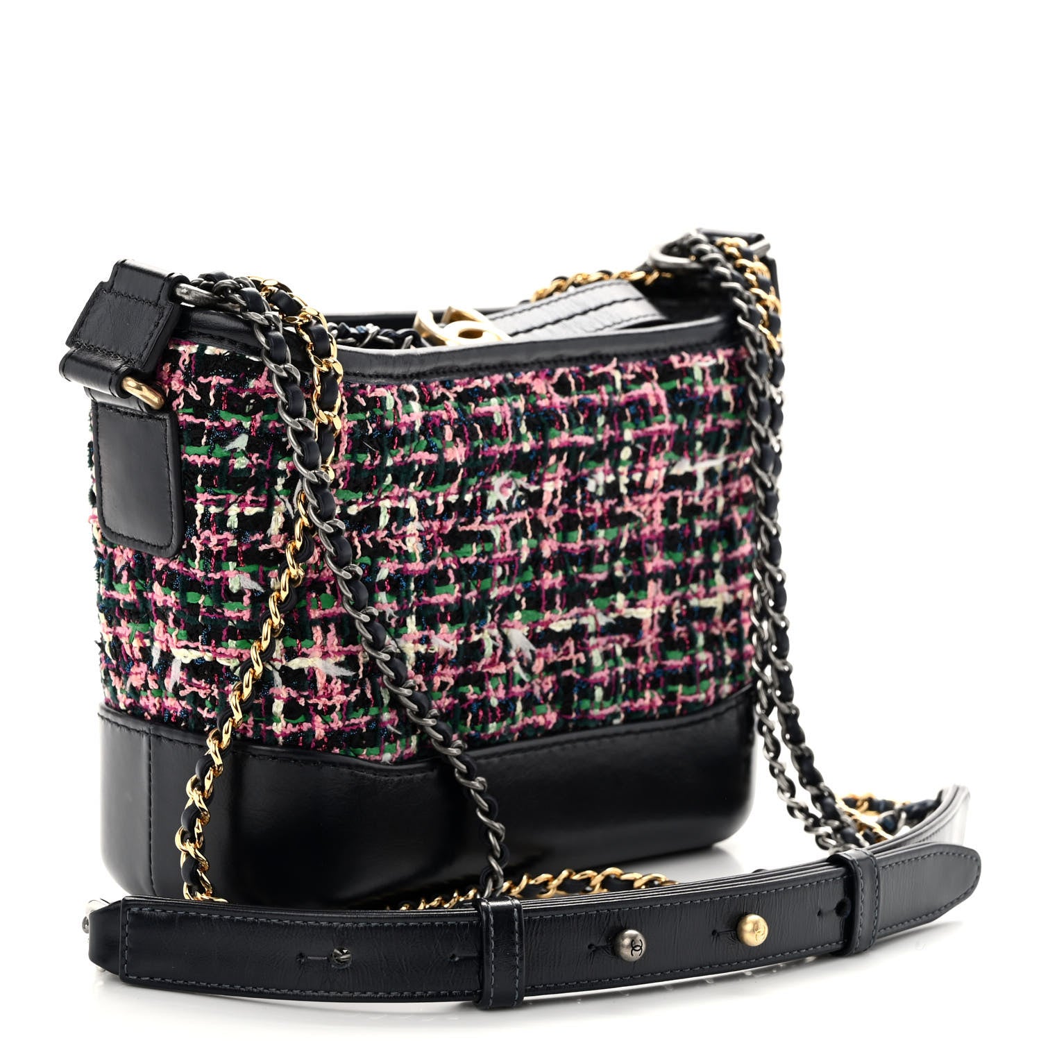 Chanel Tweed Calfskin Small Gabrielle Hobo Multi 3 of 10