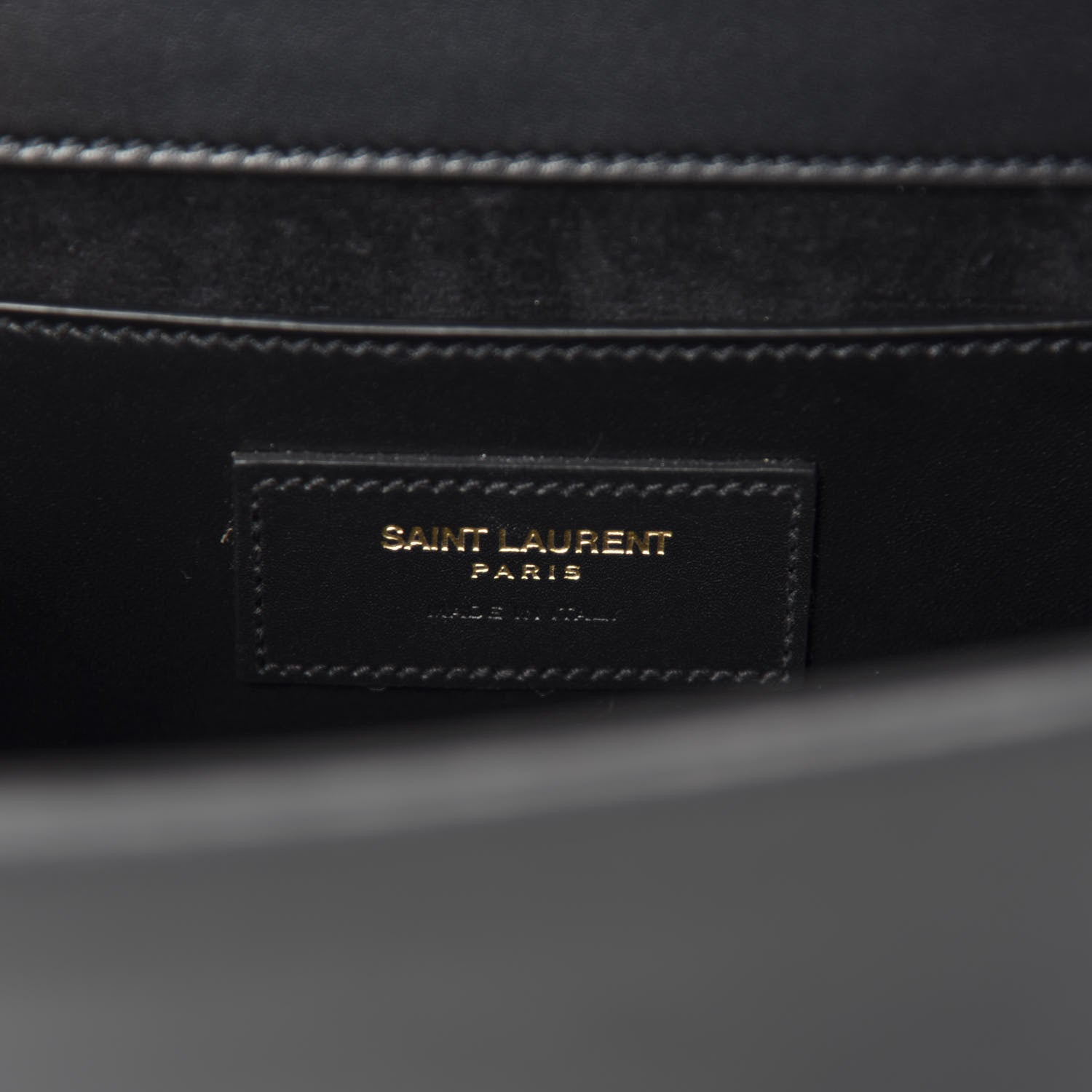 Saint Laurent Smooth Calfskin Medium Classic Monogram Kate Tassel Satchel Black 8 of 10