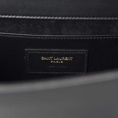 Saint Laurent Smooth Calfskin Medium Classic Monogram Kate Tassel Satchel Black 8 of 10