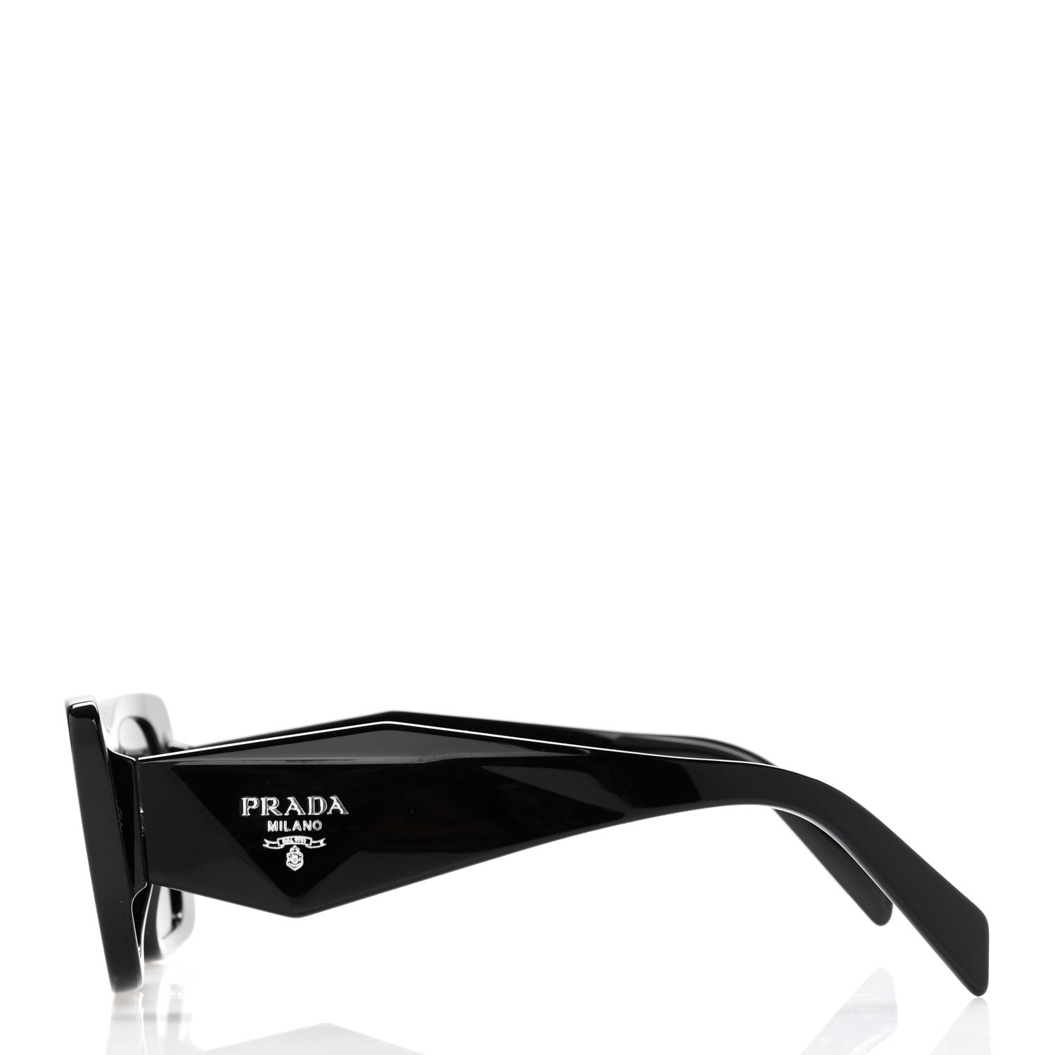 Prada Acetate Symbole Sunglasses SPR 08Y Black 4 of 6